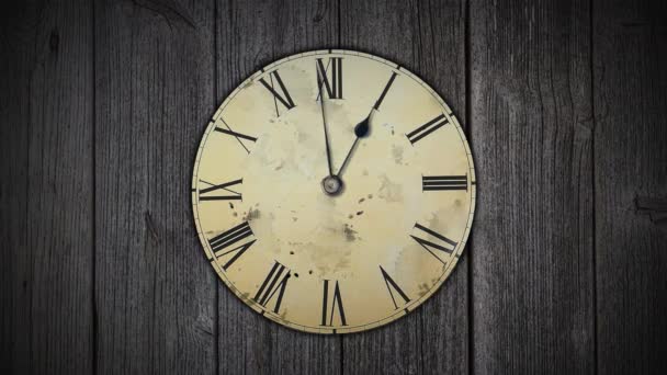 De klok is te schudden met snelheid. Ruimte en tijd. Relativiteitstheorie — Stockvideo