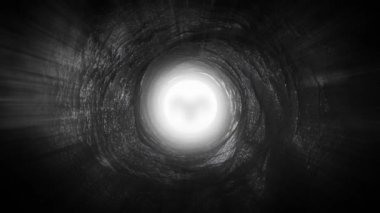 Işık şeytan gidin. Korku koridoru