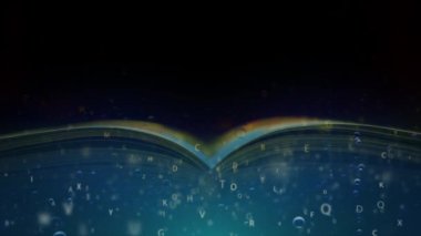 Kitap suyun altında ölü olarak yatıyor. Deniz dünya hakkında bir kitap-macera ve fanteziler