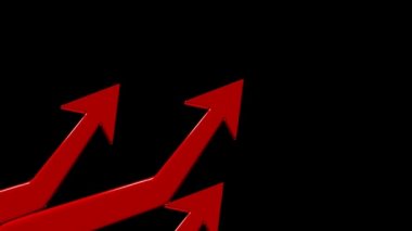 Büyüme grafiği. Finansal başarı. Olumlu tahmin