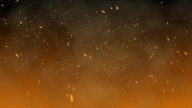 Parlaklık yangının üzerinden