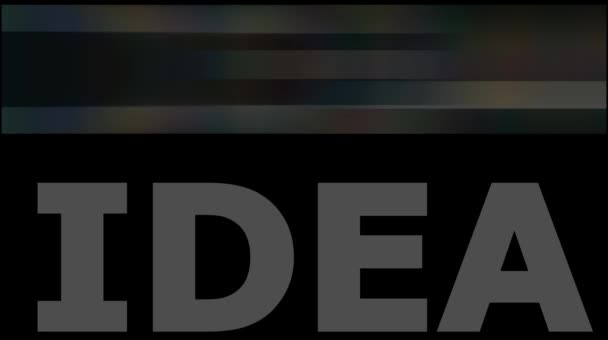 L'idée des ventes. Mot avec interférence "idée ".