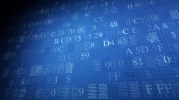 Contexte du code hexadécimal. Fond de couleur bleue 