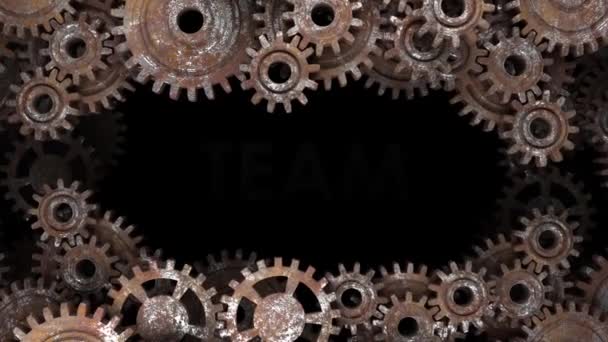 Well-coordinated team work. Successful team work. — Stock Video