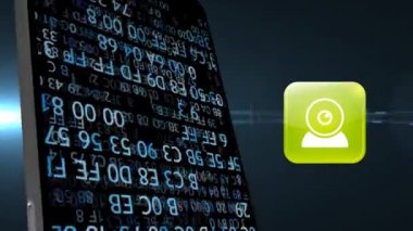Telefondaki dijital kamera simgesi gibi. Kamerayı telefona aktar.