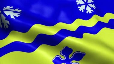 Prens George 'un Kanada Şehir Bayrağı Dalgalanıyor