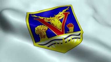 Vernon Düz Döngüsü 'nün Kanada Şehir Bayrağı Dalgalanıyor