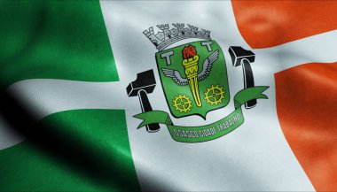 3d Dalgalanan Brezilya Şehri Osasco Kapanış Görünümü