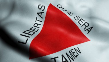 3d Dalgalanan Brezilya Eyaleti Maua Minas Gerais Kapanış Görünümü
