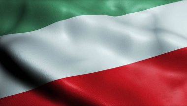 3d Dalgalanan Kolombiya Şehri Planadas Yakından Görünümü