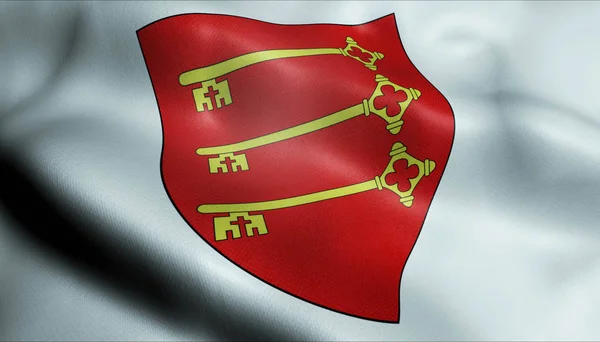 Σημαία Όπλων της Αβινιόν — Φωτογραφία Αρχείου
