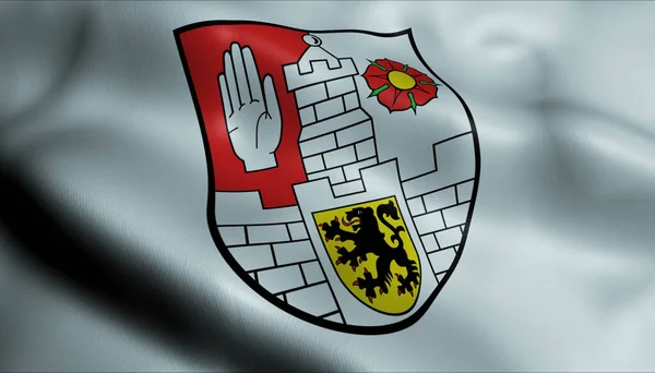 Εικόνα Κυματιστή Σημαία Του Altenburg Γερμανία — Φωτογραφία Αρχείου