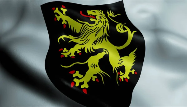Ilustración Escudo Armas Ondeando Bandera Adorf Alemania —  Fotos de Stock