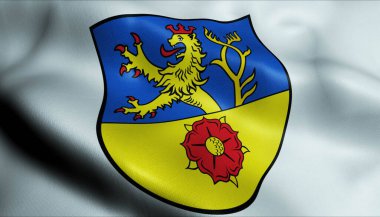 3d Goch 'un (Almanya ülkesinin) sallanan arma arması.)