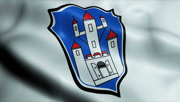 Gemunden Main Németország Címerének Illusztrációja — Stock Fotó