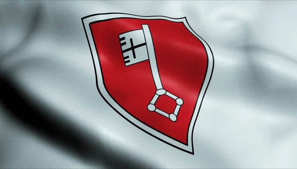 Reesの紋章旗の3Dイラスト ドイツ国 — ストック写真