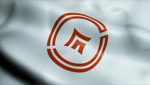 Инсталляция Водруженного Флага Японии — стоковое фото