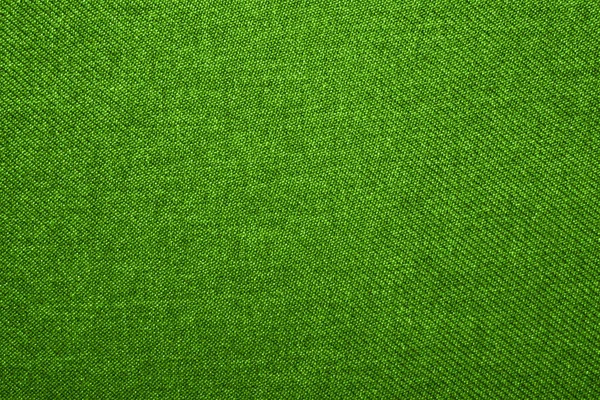 Green texture of thick fabric — Stock Photo, Image