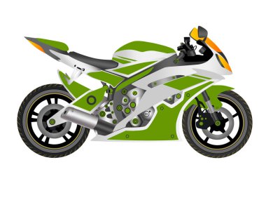 Motosiklet vektör