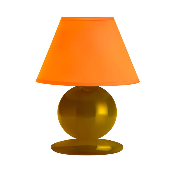 лампа в векторе на белом фоне
