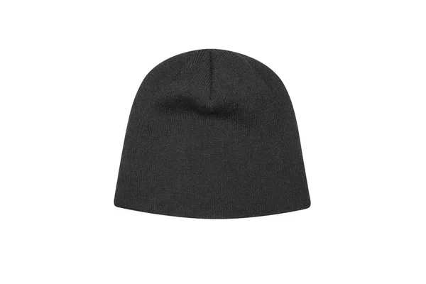 Pletený klobouk na bílém pozadí — Stock fotografie