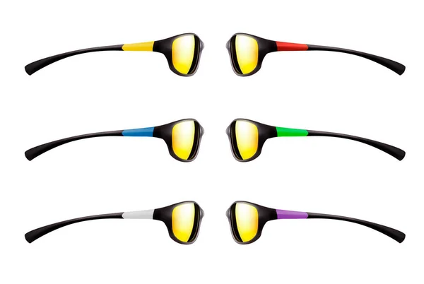 Lunettes de sport en vecteur — Image vectorielle