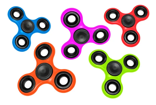 spinner multicolored isolated on white background