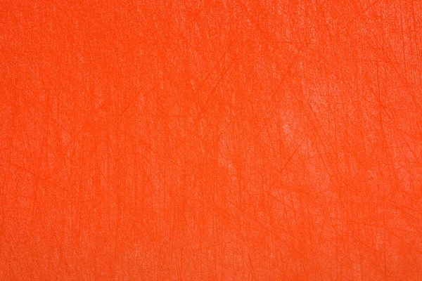 Textura Plástica Brillante Naranja Con Arañazos Fondo Naranja — Foto de Stock