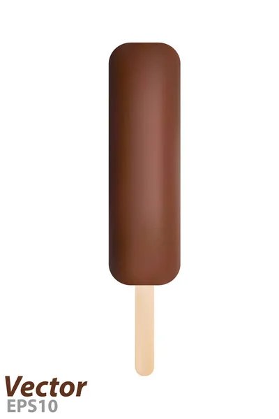 Попсикла Паличці Векторі Шоколадне Морозиво Векторі — стоковий вектор