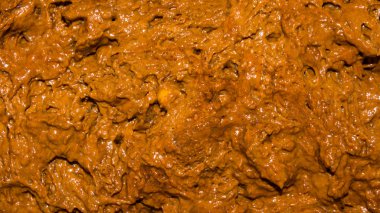 Bokun dokusu. Dışkının arka planı. Kanalizasyonda bok.