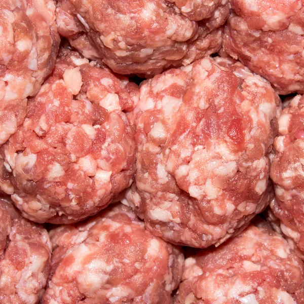 Background of raw minced meat.Texture of minced meat.