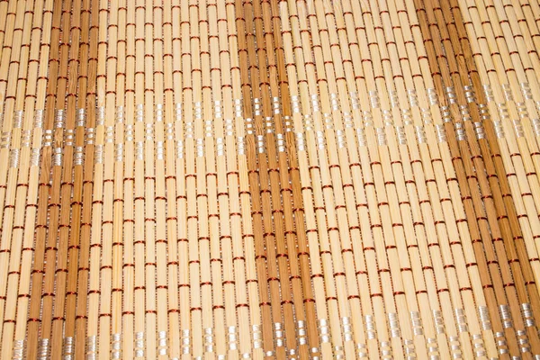 Makisu Για Σούσι Και Ρόλ Bamboo Mat Ιστορικό Υφαντό Μπαμπού — Φωτογραφία Αρχείου