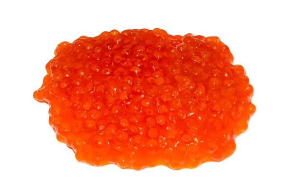 Salmón Rojo Caviar Granulado Fondo Caviar Rojo —  Fotos de Stock