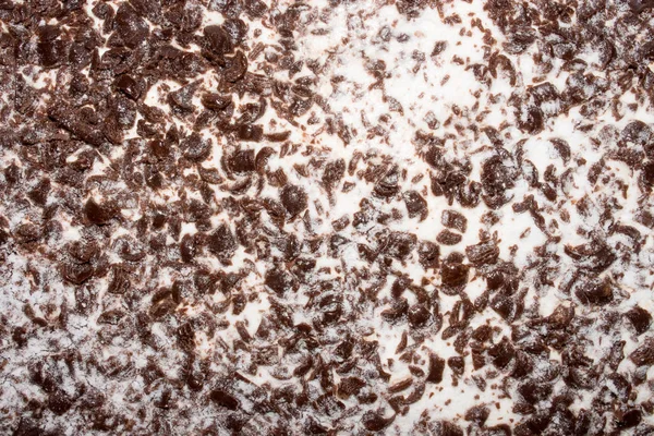 Sahneeis Mit Geriebener Schokolade Hintergrund Von Eis Mit Schokolade — Stockfoto
