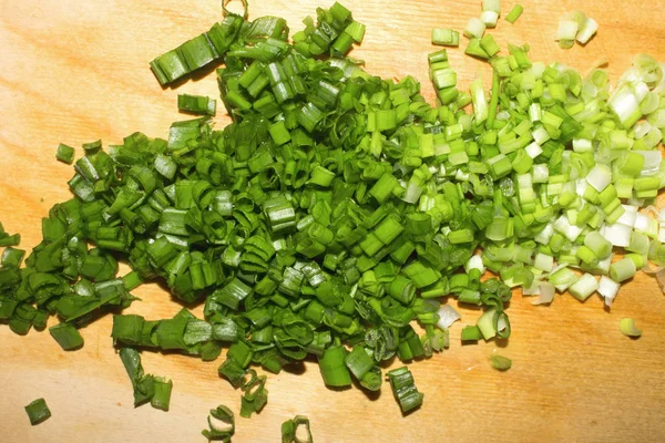 Green onions finely chopped.Green onion background.