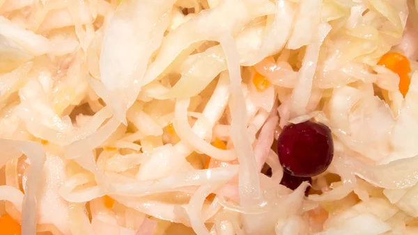 Sauerkraut Mit Preiselbeeren — Stockfoto