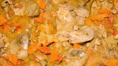 Sebzeli tavuk ciğeri. Haşlanmış tavuk ciğeri. Karaciğerin geçmişi..