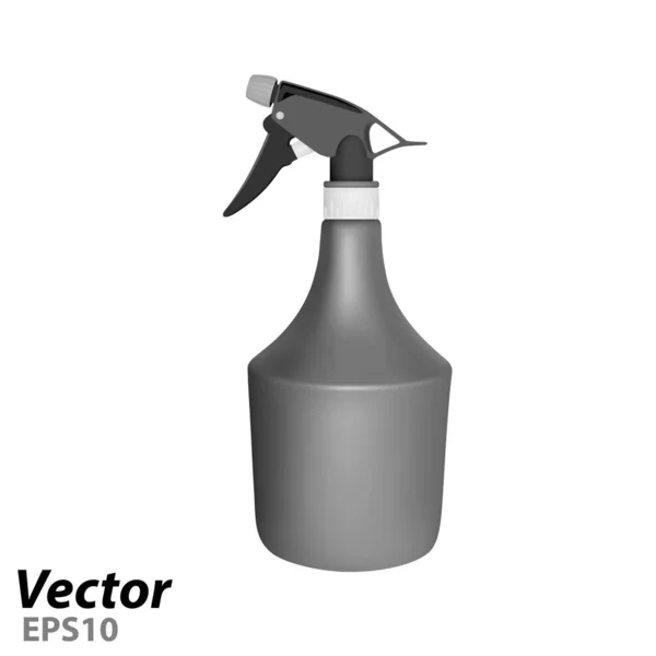 Pistola Pulverização Plástico Vector Garrafa Pulverização Plástico Uma Ilustração Vetorial — Vetor de Stock
