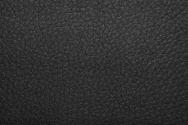 Zwarte Lederen Textuur Zwarte Leder Zwarte Textuur Lederen Achtergrond — Stockfoto