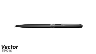 Vektörde otomatik tükenmez kalem.