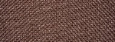 Yoğun kahverengi kumaş dokusu. Kahverengi kumaş arka plan..