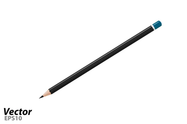 Pencil Vector Wooden Graphite Pencil Vector — Stock Vector