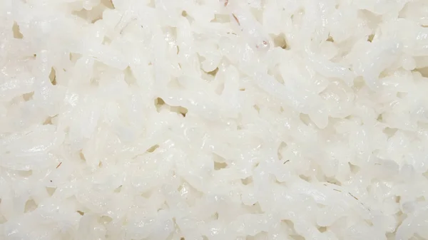 Rijst Voor Het Maken Van Sushi Rolls Achtergrond Van Gekookte — Stockfoto