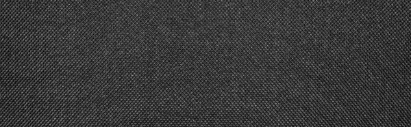 Textura Tecido Preto Denso Dark Fundo Forma Diamante Fabric Black — Fotografia de Stock