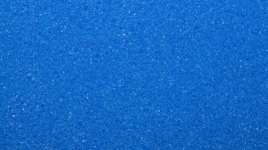 Doku mavisi köpük sünger. Mavi köpük arka plan..