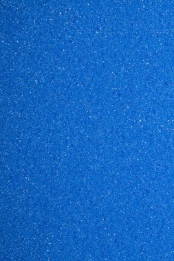 Doku mavisi köpük sünger. Mavi köpük arka plan..