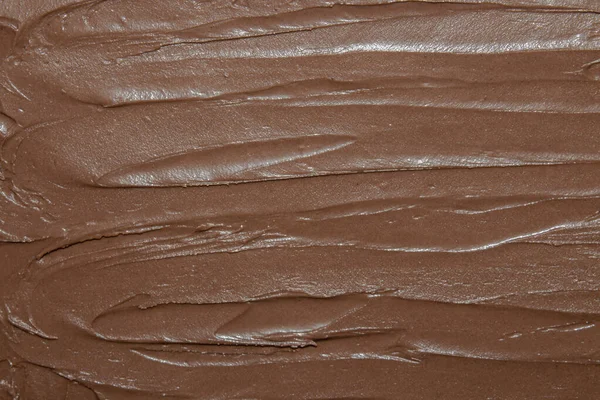 Textura Chocolate Leite Fundo Pasta Chocolate — Fotografia de Stock