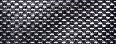 Siyah örgünün dokusu. Beyaz arkaplanda siyah örgü arkaplan.