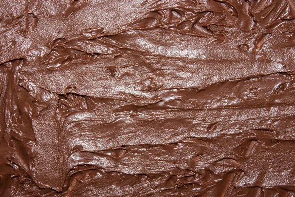 Textura Vista Superior Chocolate Derretido Fundo Chocolate Derretido — Fotografia de Stock