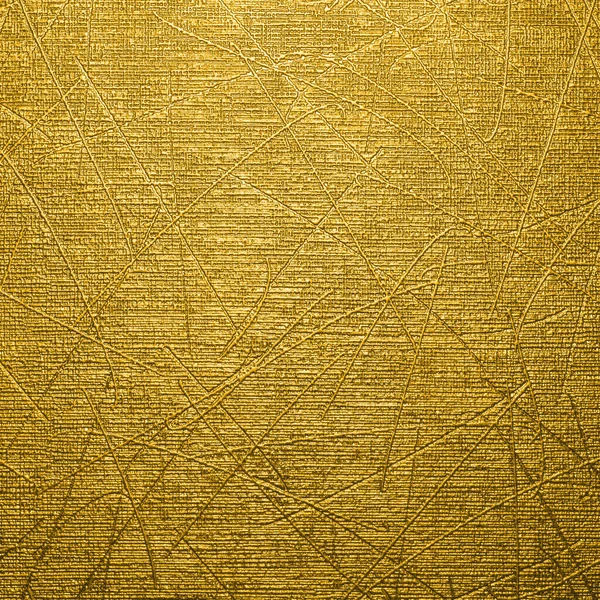 Altın Metalik Doku Sarı Desenli Arkaplan Çizikler — Stok fotoğraf